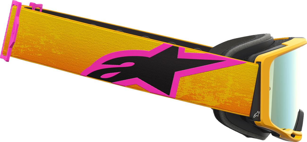 ALPINESTARS GOGGLES Vision 8 Goggle - Corp - Orange/Yellow/Pink - Gold Mirror Lens 5101625-4005