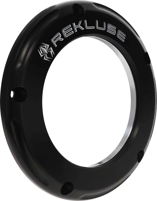 REKLUSE Clear Derby Cover - Black/Anodized - M8 RMS-0515027