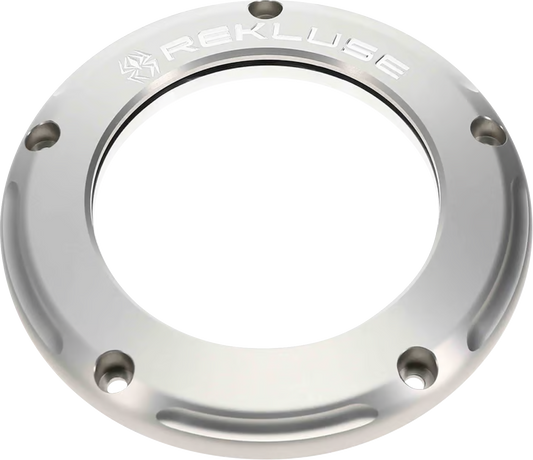 REKLUSE Clear Derby Cover - Silver/Anodized - M8 RMS-0515037