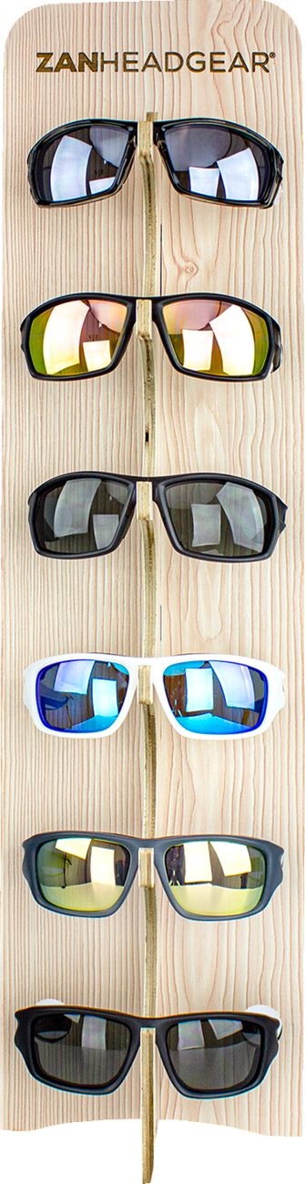 ZAN HEADGEAR Zan® Action Sports Glasses Set - Foam Assortment - 12-Piece EZACTION25