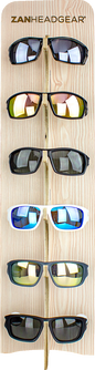 ZAN HEADGEAR Zan® Action Sports Glasses Set - Foam Assortment - 12-Piece EZACTION25