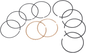 S&S CYCLE Replacement Piston Rings - 3.875" - +0.020" 94-1297X
