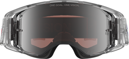 ALPINESTARS GOGGLES Supertech Goggle - Merica 25 - Red/Blue - Silver/Copper 5105226-3720