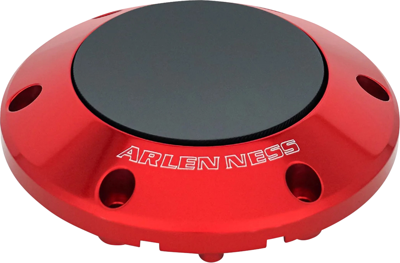 ARLEN NESS Pop-Up Aluminum Gas Cap - Red (Part Number 701-022)