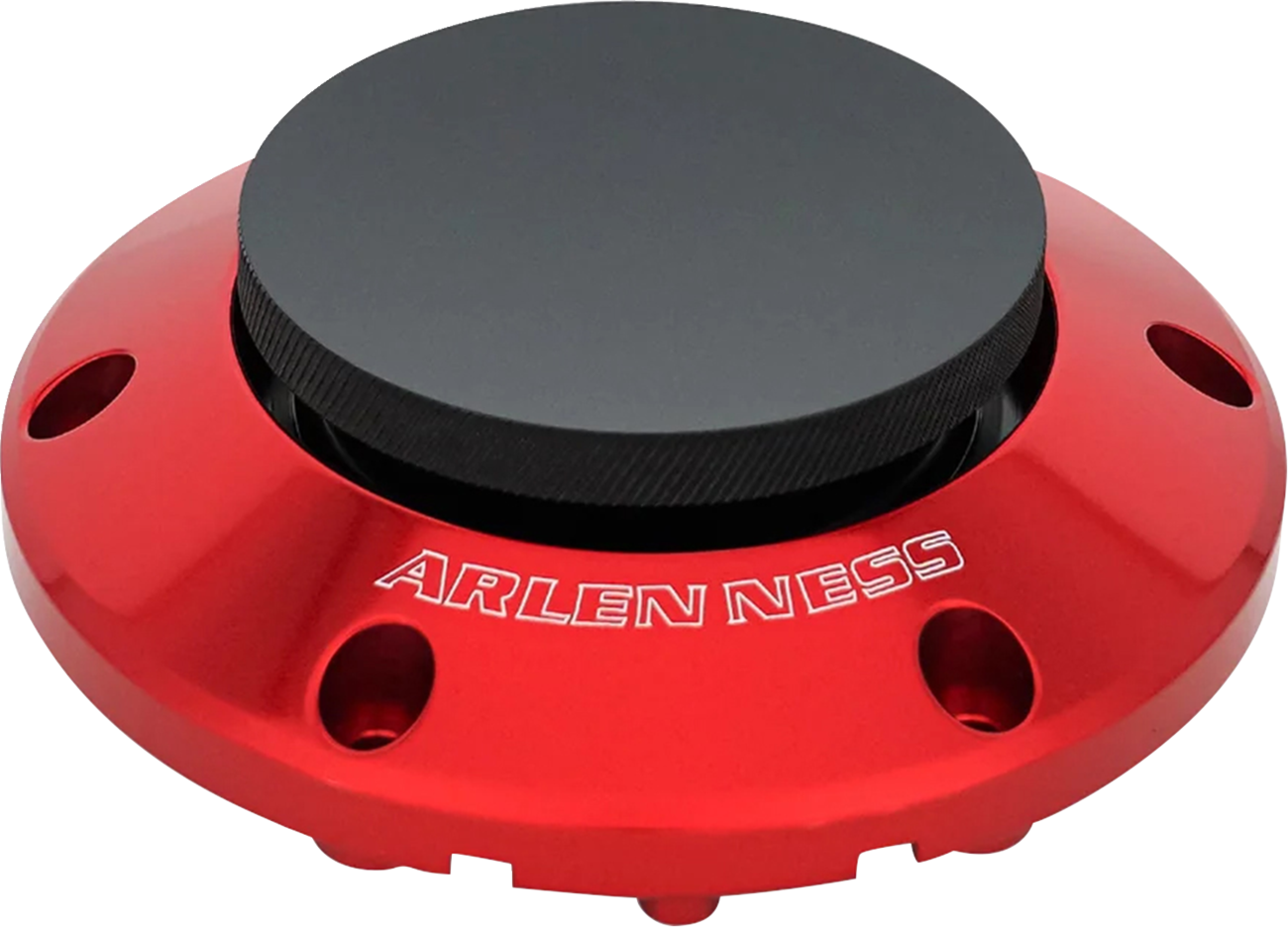 ARLEN NESS Pop-Up Aluminum Gas Cap - Red (Part Number 701-022)