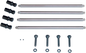 S&S CYCLE Non-Adjustable Pushrod Kit - Conversion w/Adjustable Lifter Adapters - Big Twin 93-5068
