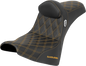 SADDLEMEN Pro Series SDC Performance Seat - w/ Backrest - Gold Stitch - Gripper - FXBB/FXST '18-'25 SC81830DB7