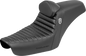 SADDLEMEN Step-Up Seat - Gripper - Black - with Backrest - FXD '96-'03 SC89604TB