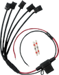 CUSTOM DYNAMICS Shark Demon® Fog Light Wire Harness - Multi-Light 5-to-1 SD-OR-FOG-HARN