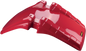 MAIER Front Fender - Red - ATC250ES 120712