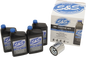 S&S CYCLE Oil Change Kit - Chrome Filter - '99-'17 Twin Cam - 4 US quarts 218942