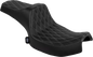 DRAG SPECIALTIES SEATS Freedom Seat - Vinyl/Solar Leather - Double Diamond Black Stitch - Challenger '20-'25/Chieftain '25 4755F