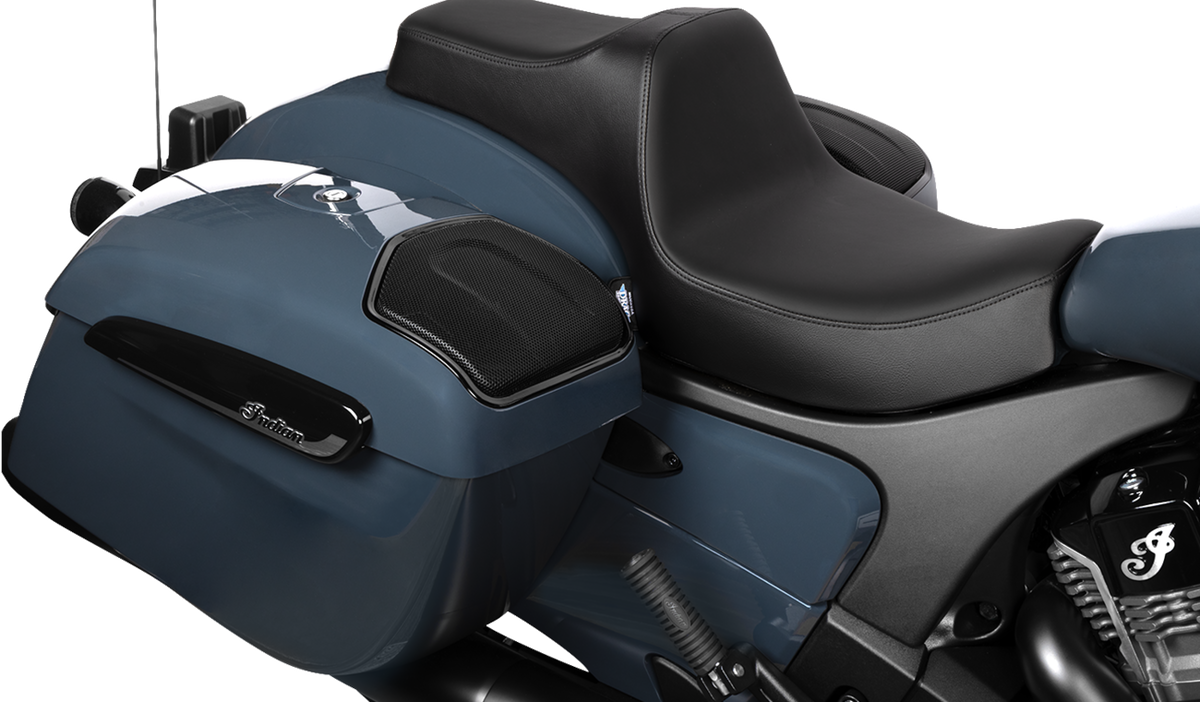 DRAG SPECIALTIES SEATS Predator III 2-Up Seat - Vinyl/Solar Leather - Smooth - Chieftain '25/Challenger '20-'25 4720E