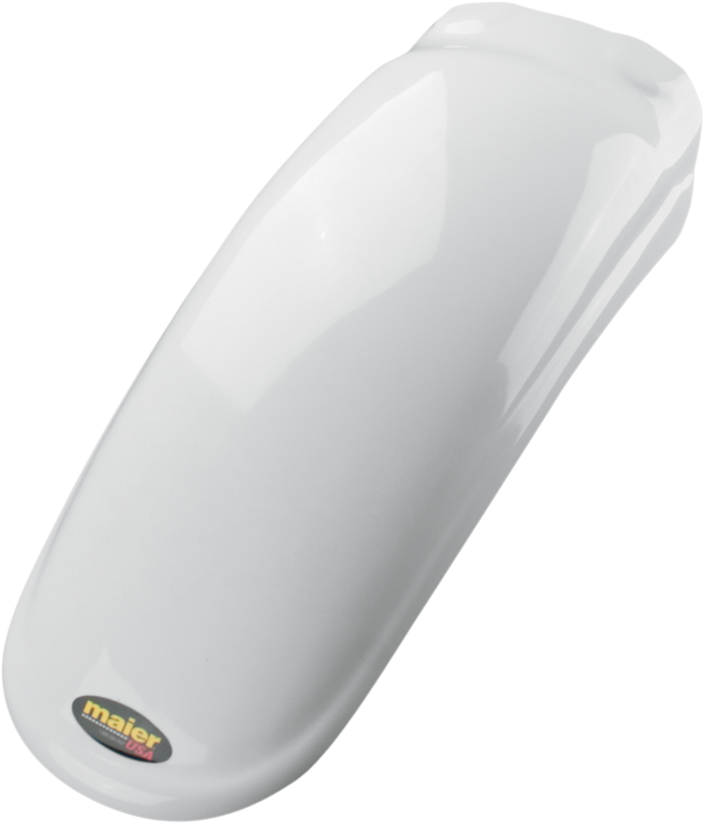 MAIER Replacement Rear Fender - White - Yamaha - YZ '77-'85 185601