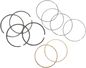 S&S CYCLE Replacement Piston Rings - 4.000" - Standard 94-1300X