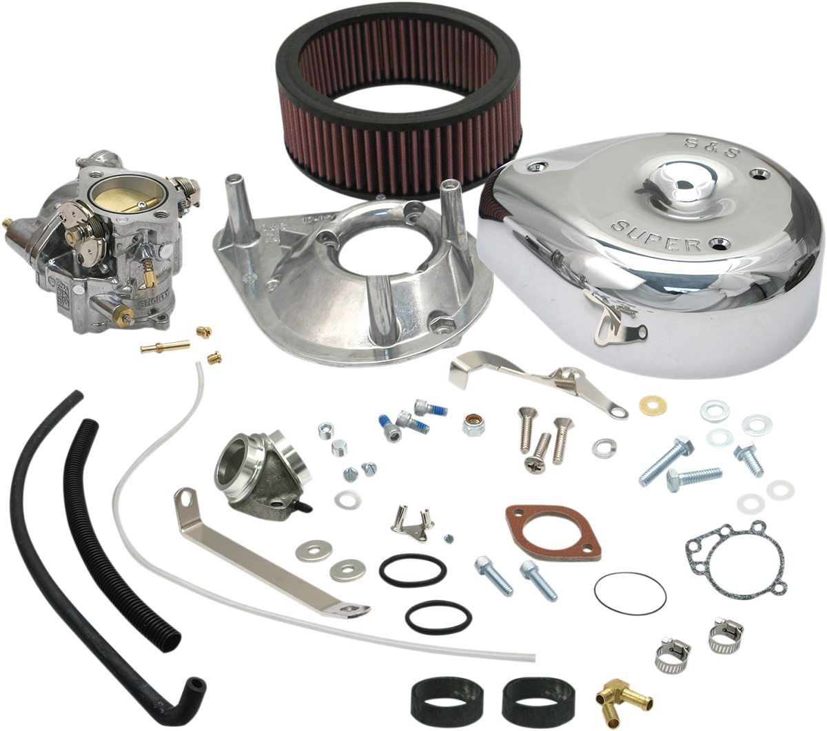 S&S CYCLE Super E Carburetor Kit with Manifold- Sportster 11-0406