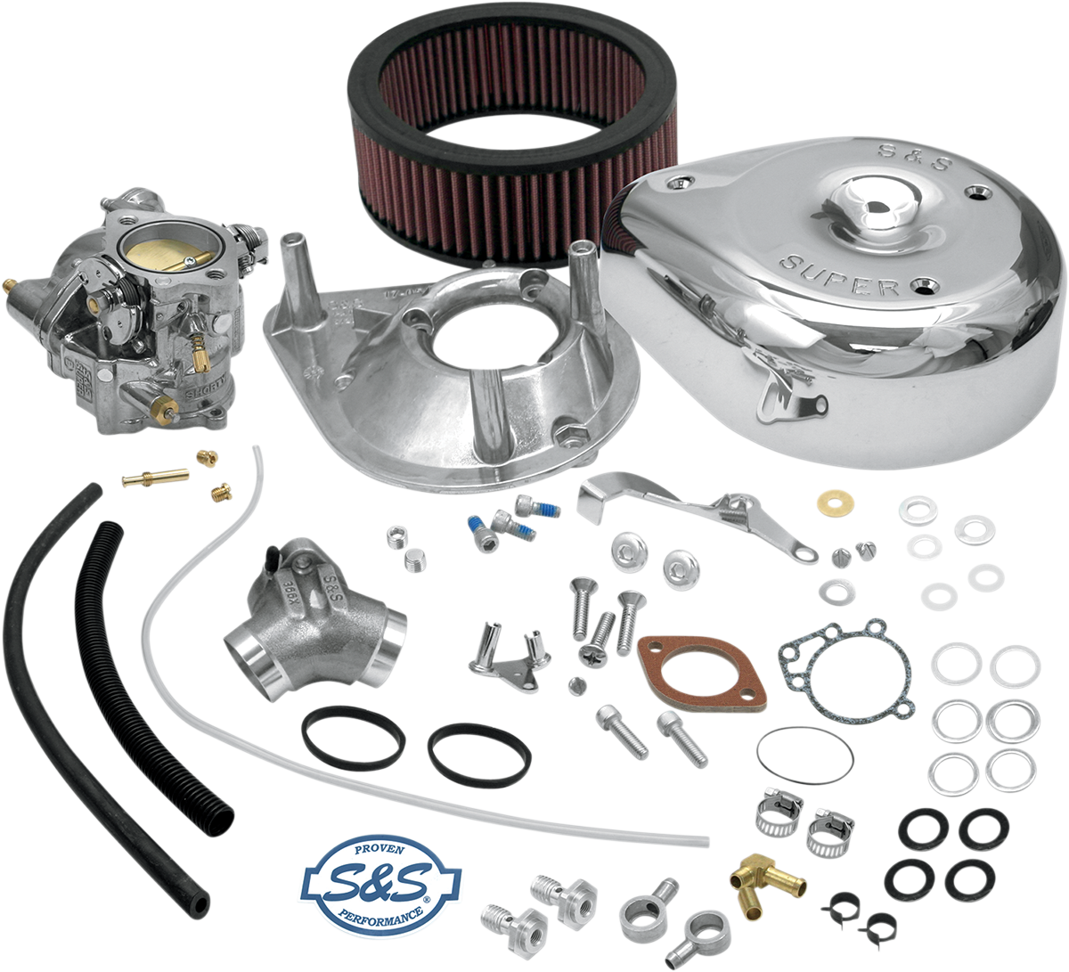 S&S CYCLE Super E Carburetor with Manifold Kit - Sportster 11-0409