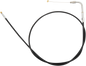 S&S CYCLE Black Vinyl Throttle Cable - 42" - Black 19-0440