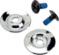 BILTWELL Gen 2 Hardware Kit - Black Screw - Chrome Baseplate 0034-150-62