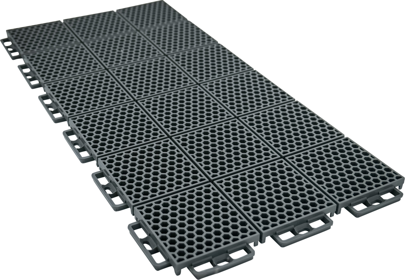 CALIBER ProTech Flooring - Smooth - Light Gray - 24 Piece 13612-10