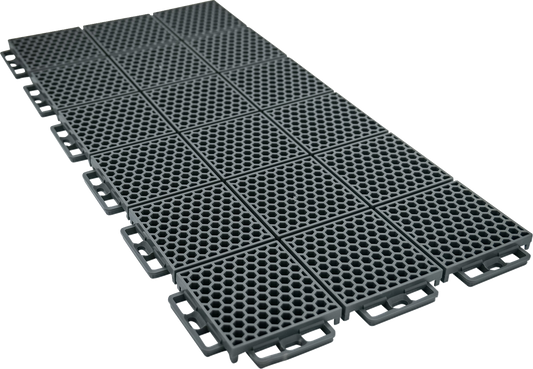 CALIBER ProTech Flooring - Smooth - Light Gray - 24 Piece 13612-10