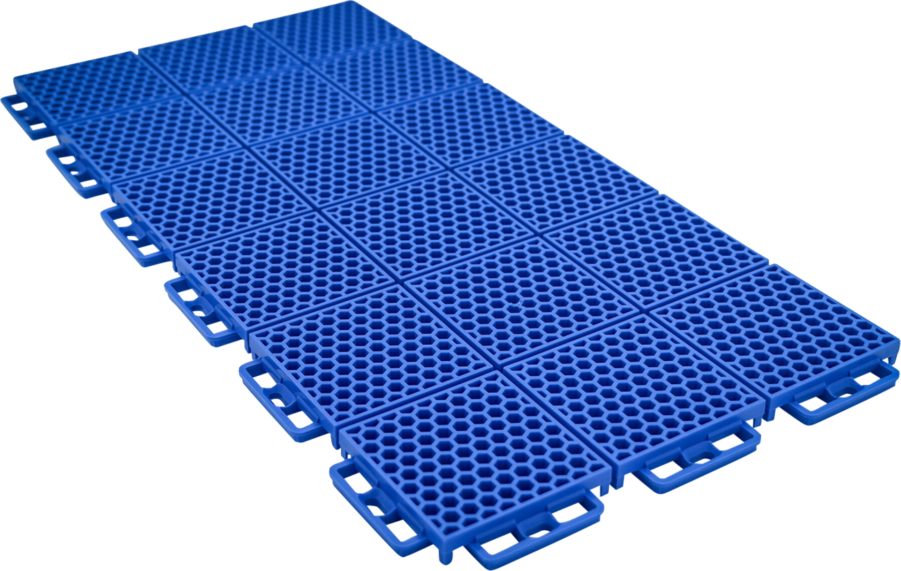 CALIBER ProTech Flooring - Smooth - Blue - 24 Piece 13612-4