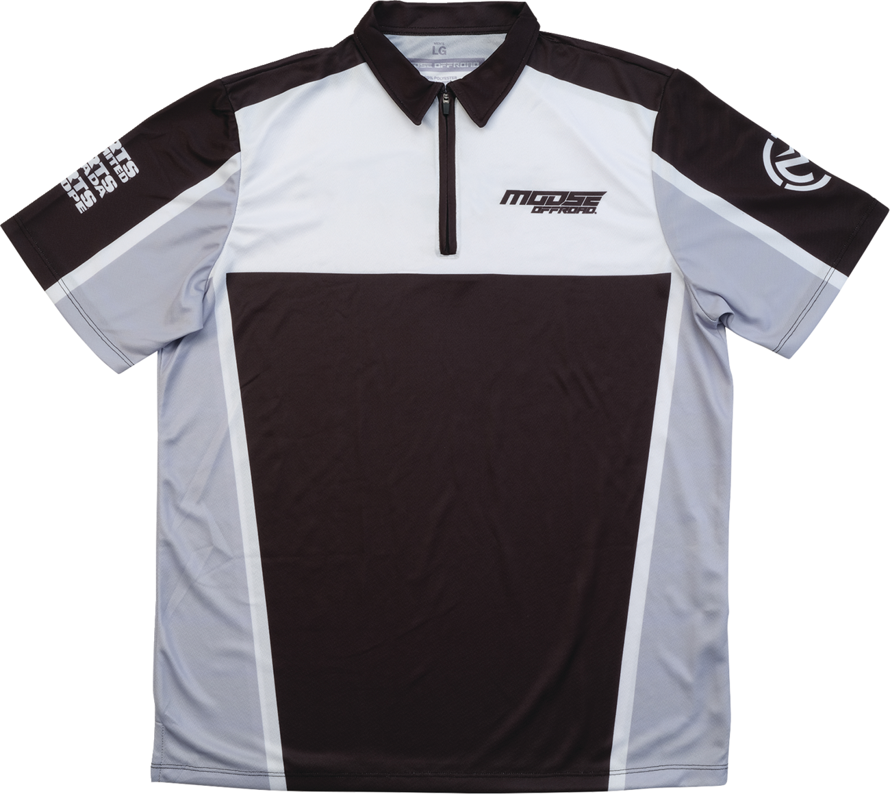 MOOSE OFFROAD Moose Pit Shirt - Black/Gray/White - 3XL MRS01DS01BKWH3R