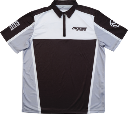 MOOSE OFFROAD Moose Pit Shirt - Black/Gray/White - 3XL MRS01DS01BKWH3R