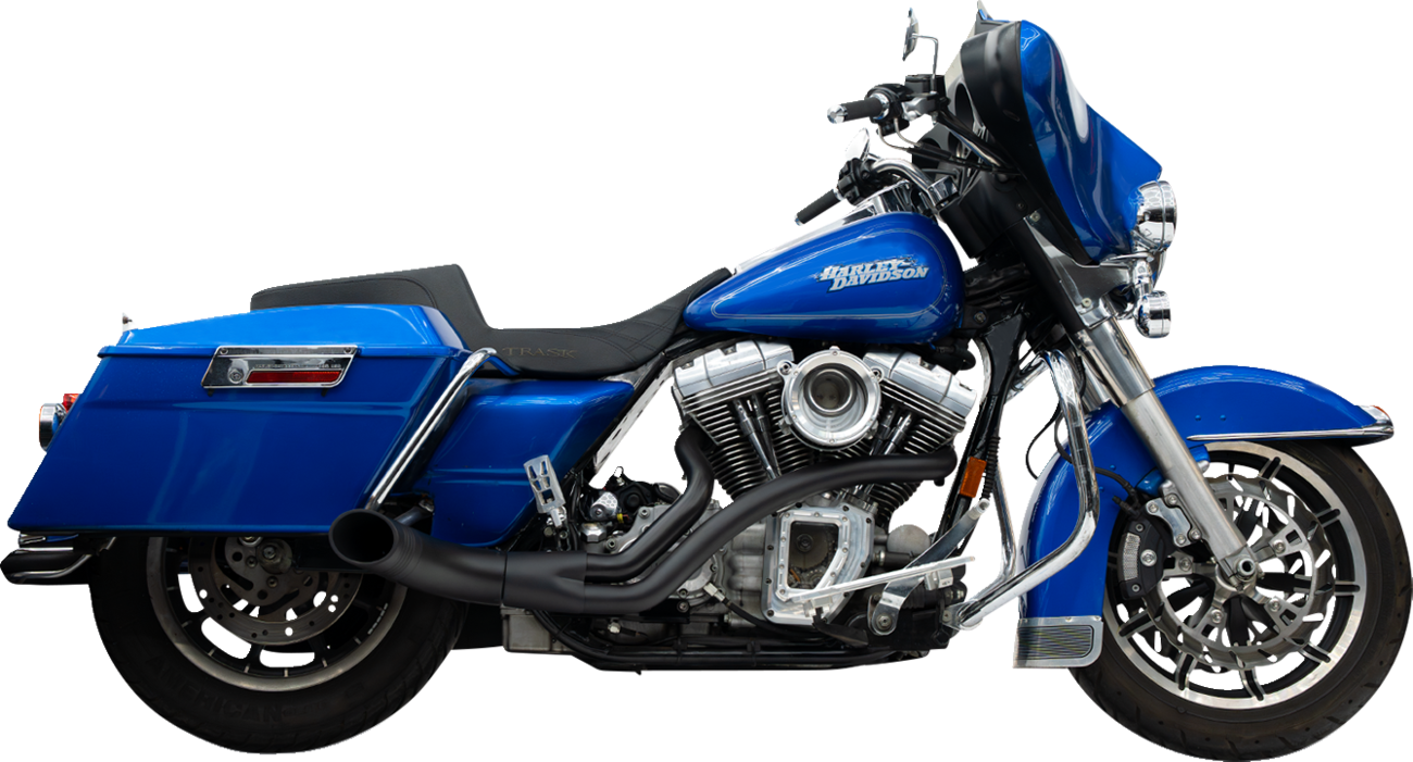TRASK 2-into-1 Up Yours Exhaust System - Twin Cam - Black TM-5740BK