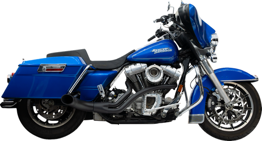 TRASK 2-into-1 Up Yours Exhaust System - Twin Cam - Black TM-5740BK