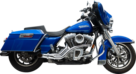 TRASK 2-into-1 BMF Exhaust System - Twin Cam - Chrome TM-5745CH