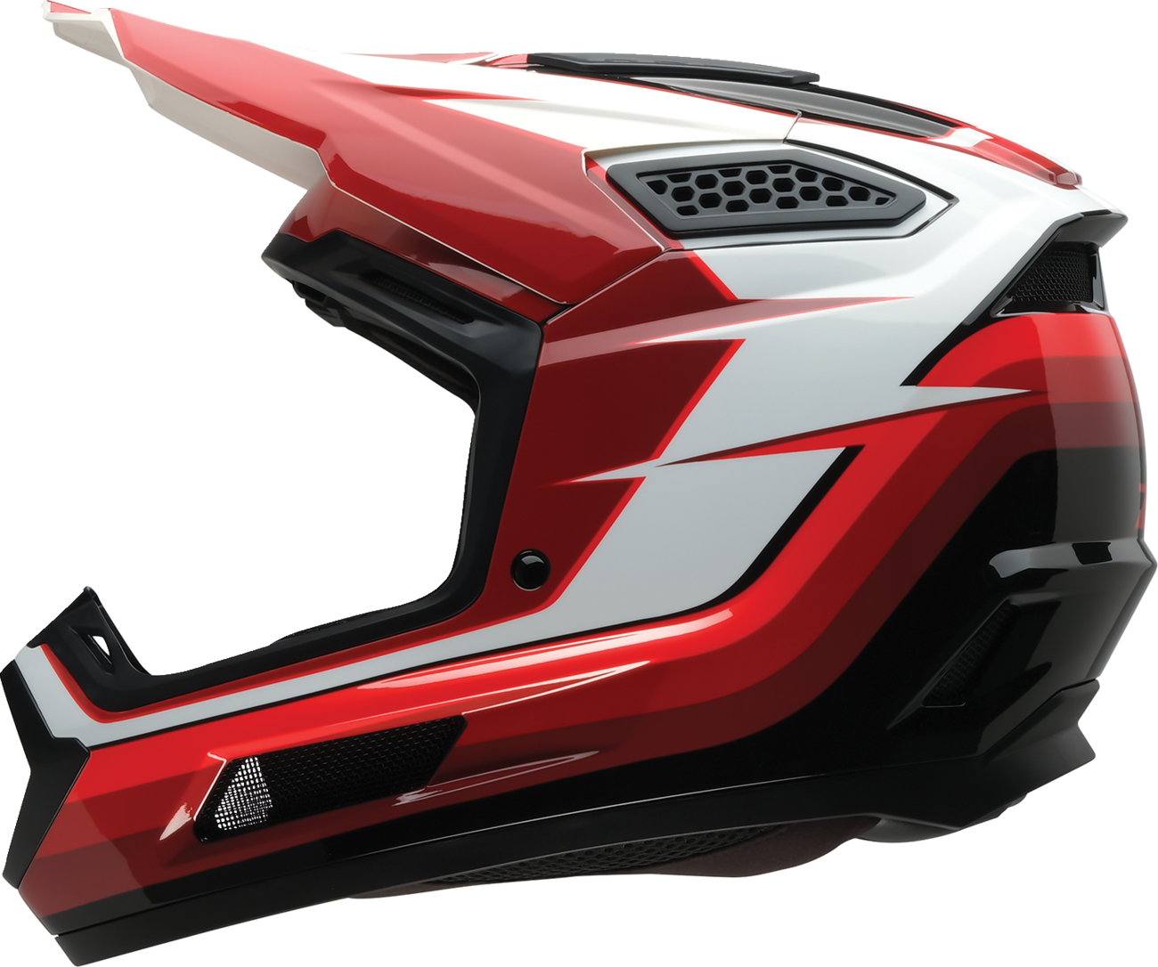 Z1R Dirt Maxx Helmet - Vortex - Red/White - 4XL 0110-9703