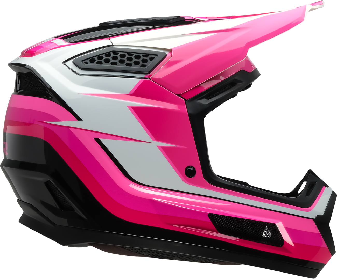 Z1R Dirt Maxx Helmet - Vortex - Pink/White - Small 0110-9705