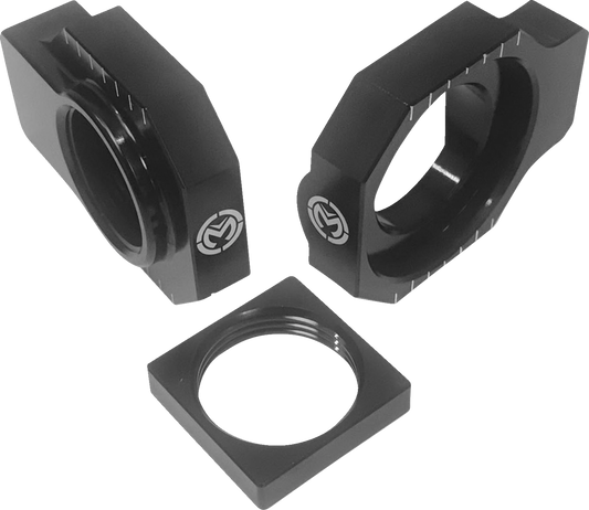 MOOSE OFFROAD Adjuster Kit - Swingarm/Axle Block - Gas Gas/Husqvarna/KTM W16-5603B