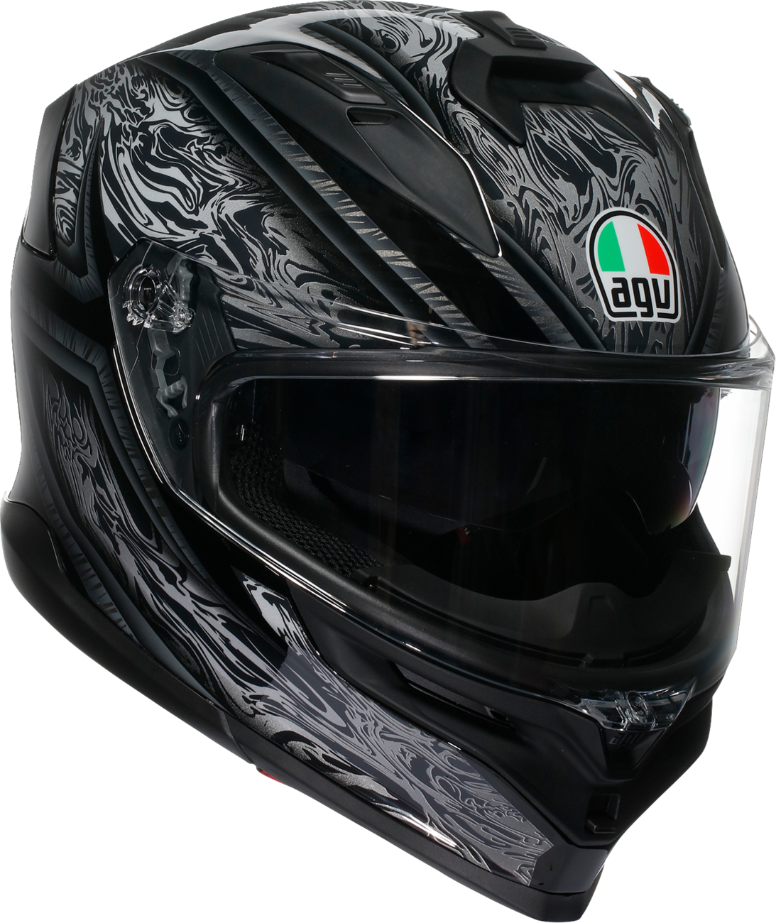 AGV K7 Helmet - Damascus - Black/Silver - Medium 2118399004-010-M