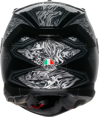 AGV K7 Helmet - Damascus - Black/Silver - Small 2118399004-010-S