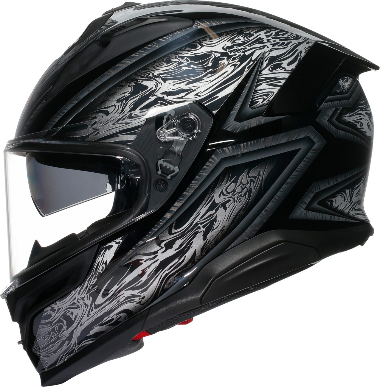AGV K7 Helmet - Damascus - Black/Silver - Small 2118399004-010-S