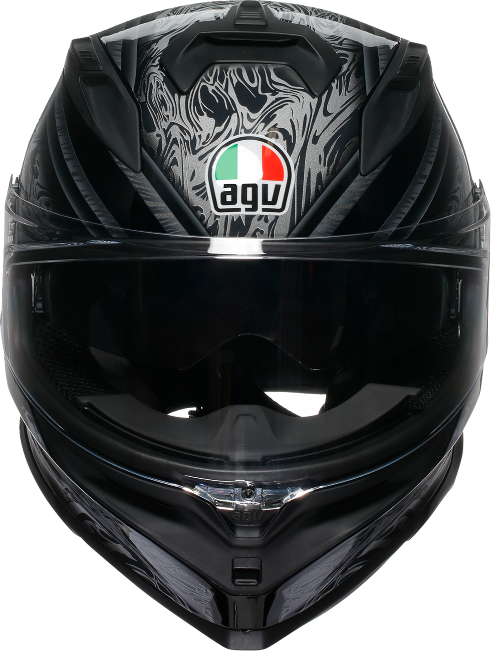 AGV K7 Helmet - Damascus - Black/Silver - Small 2118399004-010-S