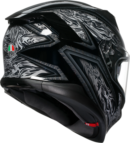 AGV K7 Helmet - Damascus - Black/Silver - 2XL 2118399004-010-XXL