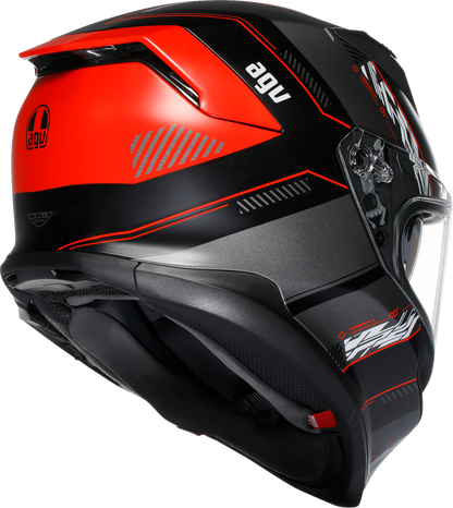 AGV K7 Helmet - Kyber - Matte Black/Red - Small 2118399004-008-S