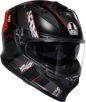 AGV K7 Helmet - Kyber - Matte Black/Red - Large 2118399004-008-L
