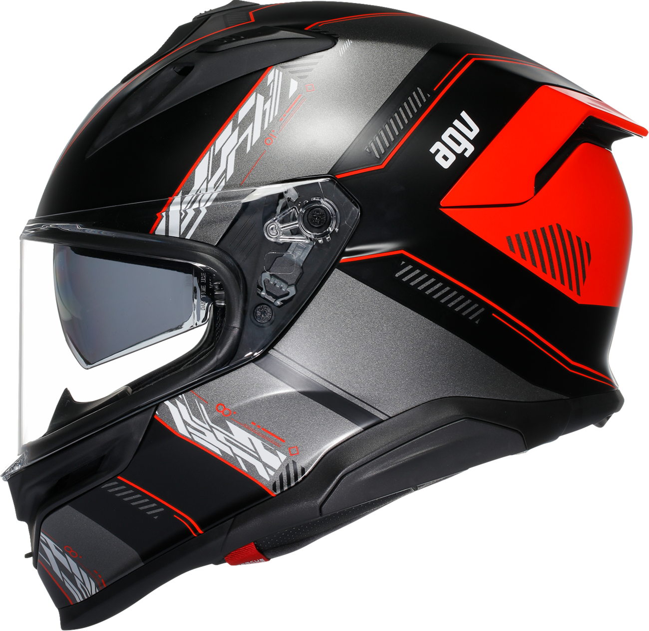 AGV K7 Helmet - Kyber - Matte Black/Red - Medium 2118399004-008-M