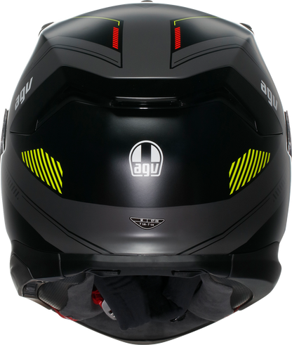 AGV K7 Helmet - Kyber - Matte Gray/Yellow Fluo - Medium 2118399004-007-M