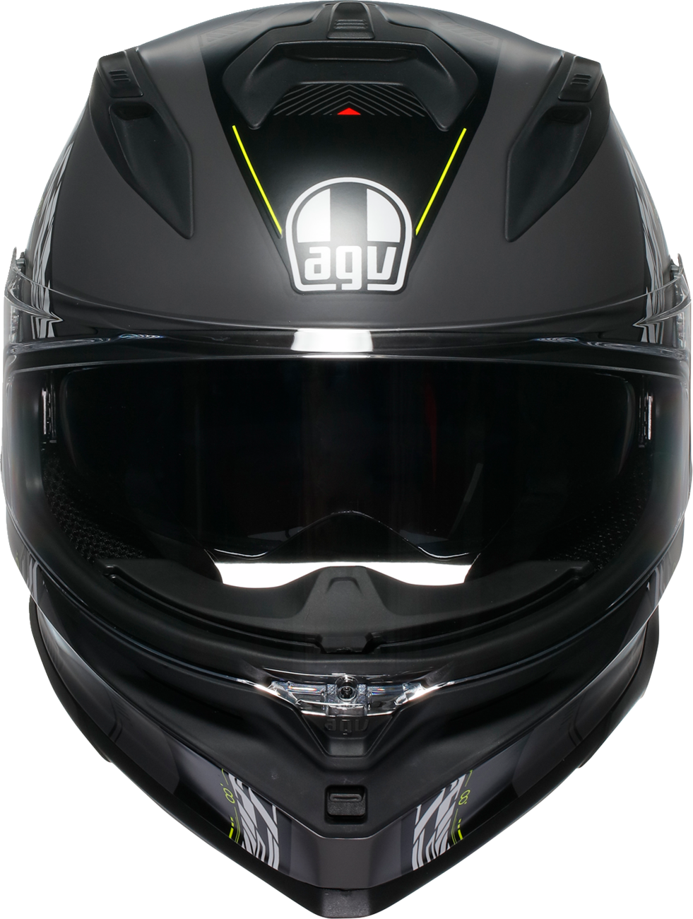AGV K7 Helmet - Kyber - Matte Gray/Yellow Fluo - Large 2118399004-007-L
