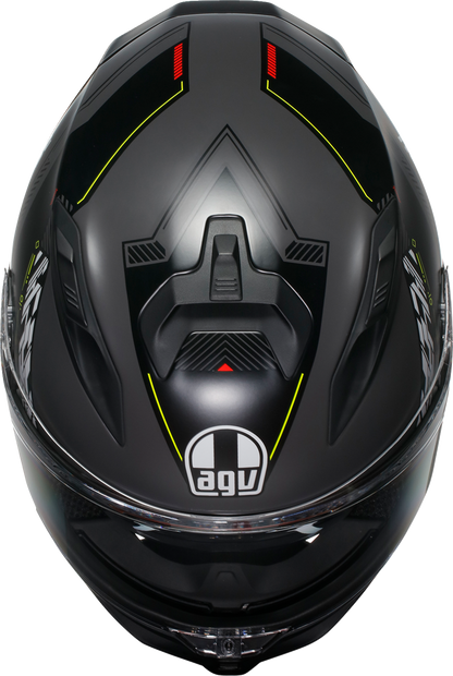 AGV K7 Helmet - Kyber - Matte Gray/Yellow Fluo - Large 2118399004-007-L