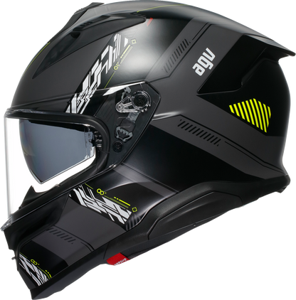 AGV K7 Helmet - Kyber - Matte Gray/Yellow Fluo - 2XL 2118399004-007-XXL