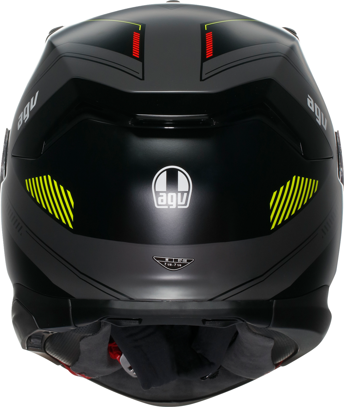 AGV K7 Helmet - Kyber - Matte Gray/Yellow Fluo - Small 2118399004-007-S