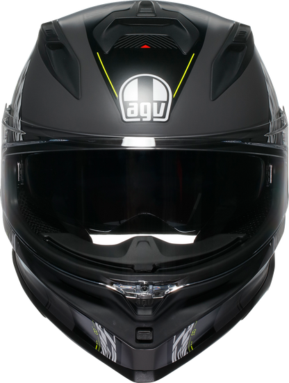 AGV K7 Helmet - Kyber - Matte Gray/Yellow Fluo - Small 2118399004-007-S