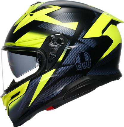 AGV K7 Helmet - Glimpse - Matte Black/Yellow Fluo - Large 2118399004-006-L