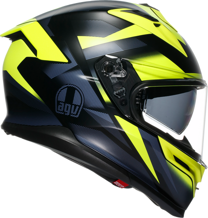 AGV K7 Helmet - Glimpse - Matte Black/Yellow Fluo - Medium 2118399004-006-M